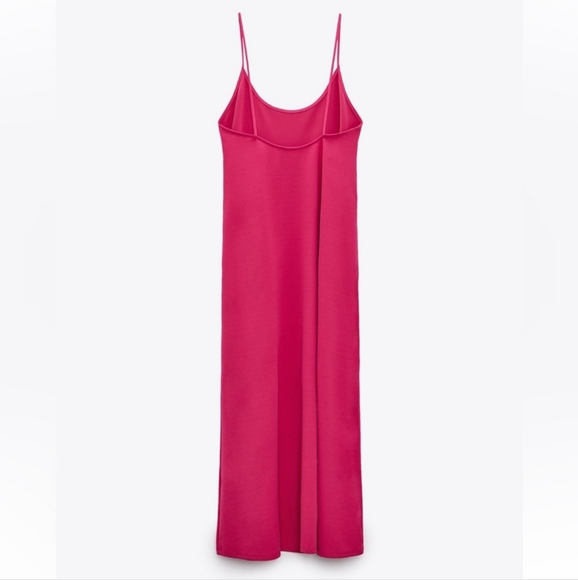 ZARA MIDI DRESS WITH STRAPS - Picture 5 of 7